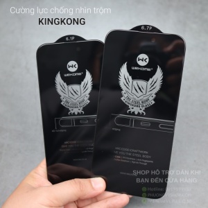 Dán cường lực iPhone 14 Pro 6.1" - KINGKONG chống nhìn trộm